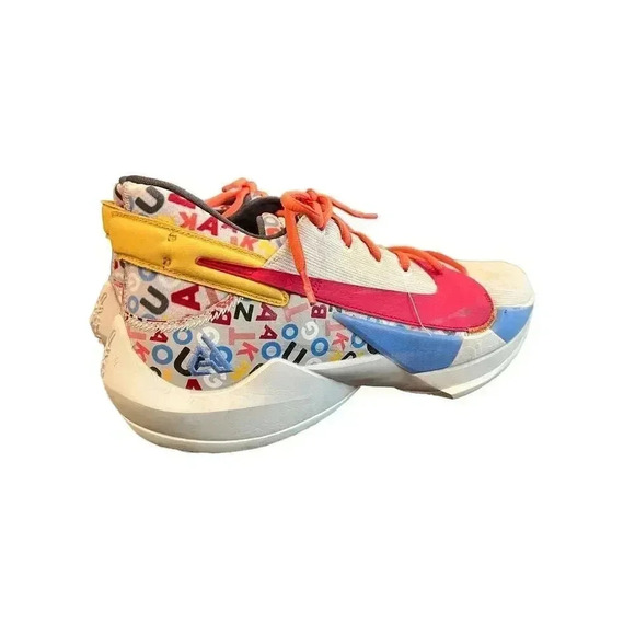 NIKE ZOOM FREAK 2 "LETTER BRO" GREEK FREAK MENS SIZE 12 - Picture 1 of 8